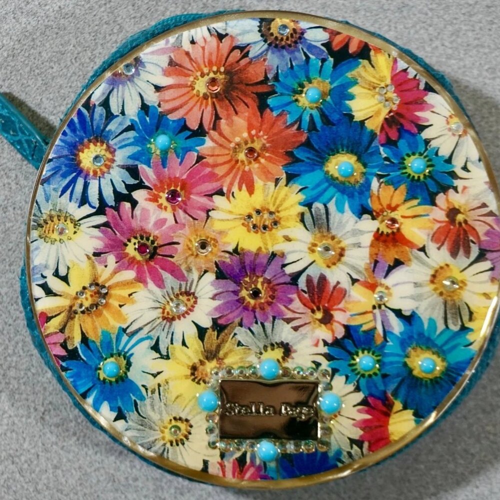 Vintage Rare Stella Page Round Change Purse #1330